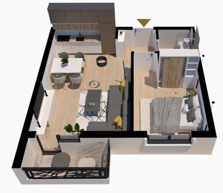 Stanovi u izgradnji u Indjiji, od 1550 EUR/m2