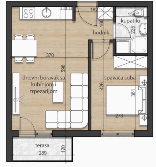 Stanovi u izgradnji u Indjiji, od 1550 EUR/m2