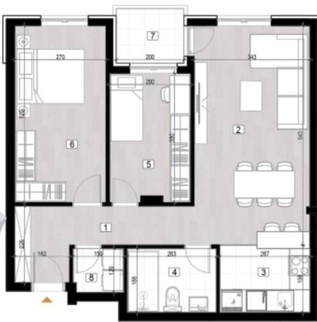 Stan u izgradnji u Rumi, 68m2